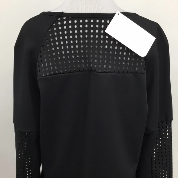 Fabletics Sweatshirt Womens XL Black Tilly Neoprene Dreams‎ Pullover - Picture 7 of 15